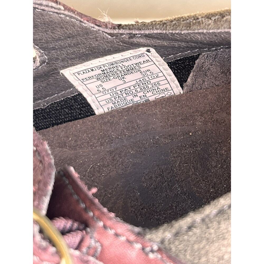Merrell Womens Plaza Mary Jane 7.5 M Saddle Brown‎ Brick Suede Leather J46102 - Picture 8 of 11